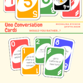 Uno Conversation Cards - ESL/EFL Game (Would You Rather...