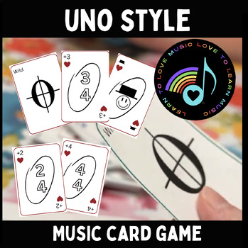Preview of Ultimate Uno Style Music Symbol Card Game