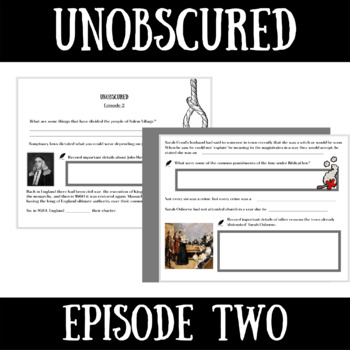 Preview of Unobscured Podcast Season 1 Episode 2 | Salem Witch Trials | The Crucible