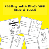 Unofficial Minecraft First Reader Coloring Book