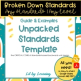Unpacked Standards Template