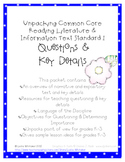 Unpacking Common Core: Reading & Informational Text Standard 1