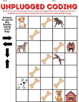 Dog or Puppy Pet Animal Mazes with Answers - Dog's Bone Maze Clip Art