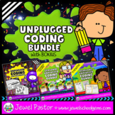 Unplugged Coding Activities BUNDLE with Valentines Day STEM Games