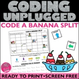 Unplugged Coding Activities Banana Split Makerspace STEM h