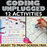Unplugged Coding Activities 11 Screen Free Sheets All Year