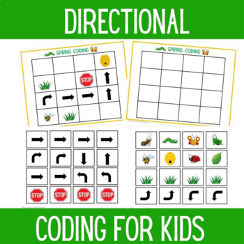 unplugged coding activity kindergarten coding worksheet spring worksheets
