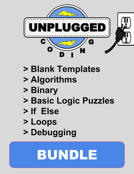 Unplugged Coding Bundle - Distance Learning