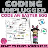 Unplugged Coding Easter Egg Spring Activities for Code Scr