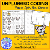 Unplugged Coding: Mouse-Cheese. Adapted & Leveled Tech for