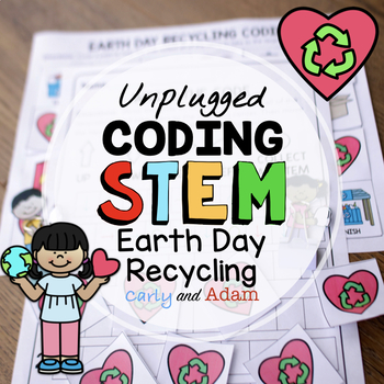 Preview of Earth Day Recycling Unplugged Coding Activity