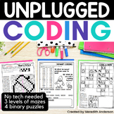 Unplugged Coding for Fall Thanksgiving STEM Activity 