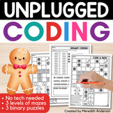 Unplugged Coding for Winter Gingerbread Man Hour of Code