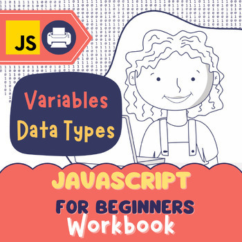 Preview of Beginners Computer Coding in JavaScript: Variables and Data Types Worksheets