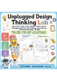 Unplugged Design Thinking Lab: Coding, Problem Solving & STEM Worksheets