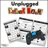 Unplugged Novel Study Gordon Korman Crack the Code Game fo