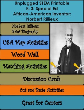 Preview of FREE Printable Black Inventor: Norbert Rillieux