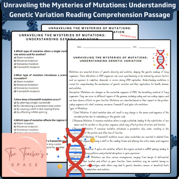 Preview of Unraveling the Mysteries of Mutations: Understanding Genetic Variation Reading..