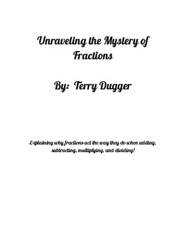 Preview of Unraveling the Mystery of Fractions