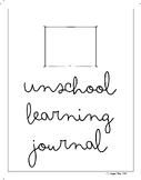 Unschool or Homeschool Learning Journal Printable Planner