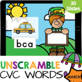 Unscramble CVC Words (TYPING) Spelling Kindergarten Readin