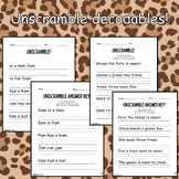 Unscramble me! - Decodables!