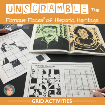 Preview of Unscramble the Famous Faces® Hispanic Heritage Month Activity