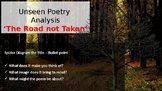 Unseen Poetry - 'The Road Not Taken' by Robert Frost