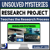 Unsolved Mysteries Research Project Middle School ELA | Te