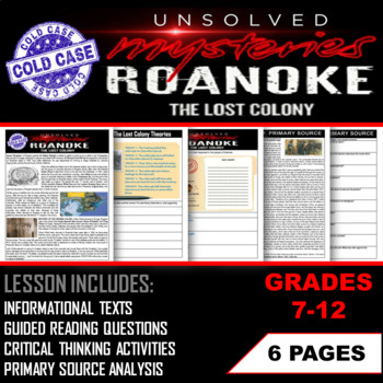 Preview of Unsolved Mysteries: The Lost Colony of Roanoke