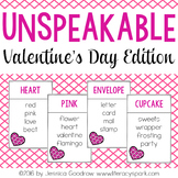 Unspeakable Valentine's Day Vocabulary Game