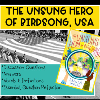 Preview of Unsung Hero of Birdsong, USA Discussion Questions and Answers Book Guide