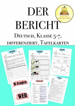 Preview of Unterrichtsreihe zum Thema: Bericht