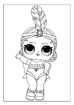 Unveil Fashionable Fun: Printable LOL Surprise Dolls Coloring Pages ...