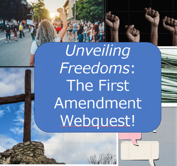 Preview of Unveiling Freedom: A 1st Amendment WebQuest (With Answer Key)