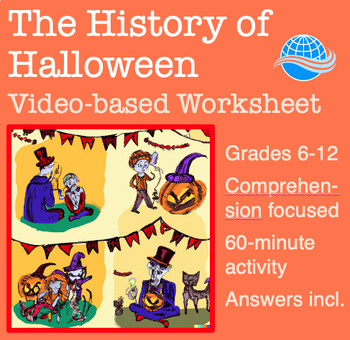 Preview of Unveiling the History of Halloween: A Video-Based Worksheet