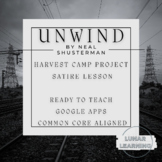 Unwind Harvest Camp Sales Pitch Project and Satire Lesson 