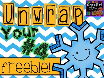 Preview of Unwrap your FREEBIE Number 4 {Creative Clips Digital Clipart}