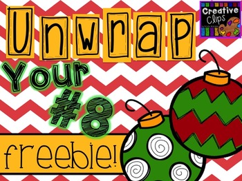Preview of Unwrap your FREEBIE Number 8 {Creative Clips Digital Clipart}