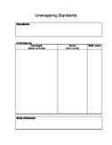 Unwrapping Standards Template