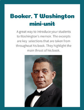 Preview of Booker T. Washington's Up From Slavery - mini unit (with KEY)