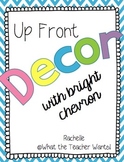 Up-Front Decor {With Bright Chevron}
