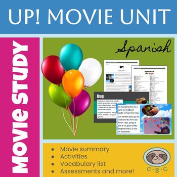 Preview of UP Movie Study Unit- Summary- Characters- Activities- Assessments- DESCUBRE 9