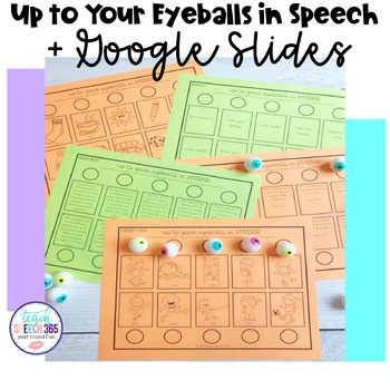 Up To Your Eyeballs In Speech Google Slides By Teach Speech 365