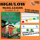 Up, Up, Down- a High/Low FULL Google Slides Music Lesson- 