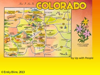 Preview of Up With People's "Colorado!"  Sing-Along PowerPoint