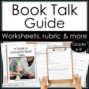 Preview of Book Talk Worksheets, Rubrics, Sign Up Forms, Questions, Survey