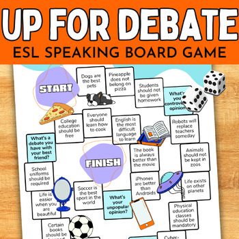 TEFL Speaking Board Game for Students: ESL Board Games