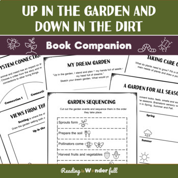Preview of Up in the Garden & Down in the Dirt STEM Book Companion - Plants & Ecosystems