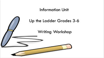 Preview of Up the Ladder Informational Unit of Study  Slides (Lucy Calkins)
